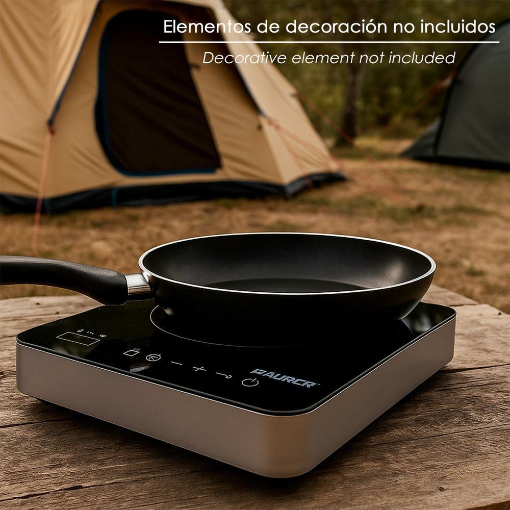 Placa Induccion Portatil 2000 Watt. como se usa